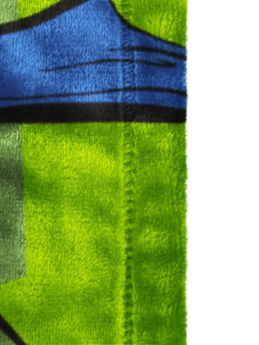 Teenage Mutant Ninja Turtles Kids Twin/Full Blanket, 62 x 90, Microfiber, Blue,